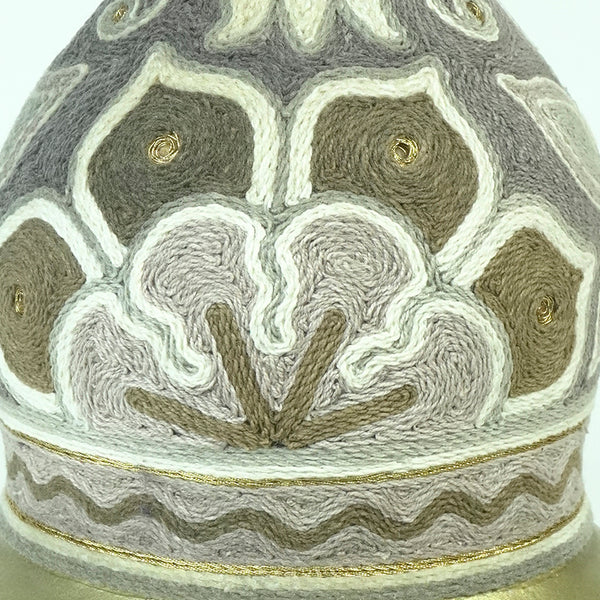 Huichol: Yarn Butterfly Gold Gourd