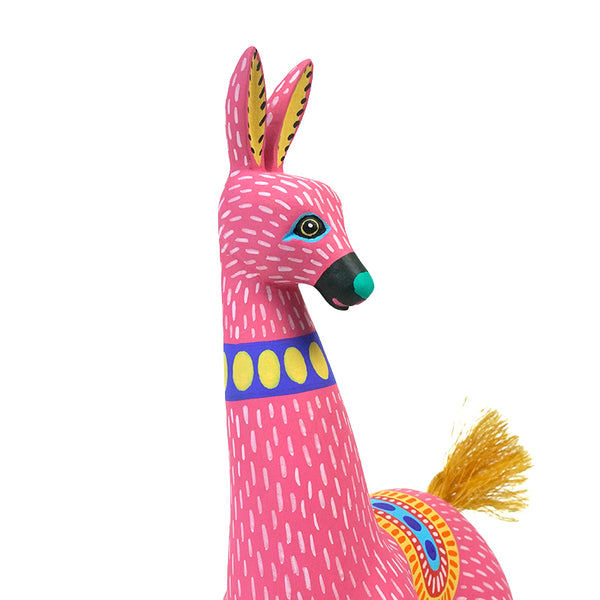 Luis Pablo: Llama Woodcarving
