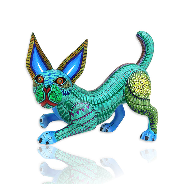 Nicolas Morales: Jade Lynx Woodcarving