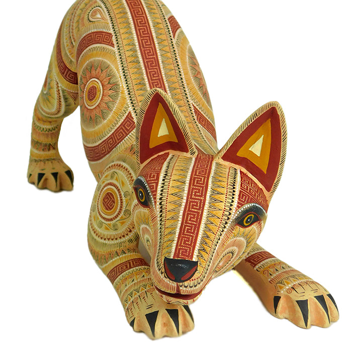 This is such a playful expression of this dog Oaxacan Alebrije
