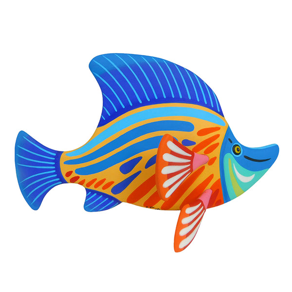 Luis Pablo: Tropical Fish Woodcarving