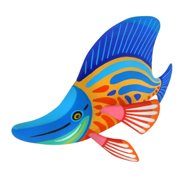 Luis Pablo: Tropical Fish Woodcarving