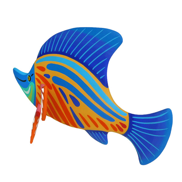 Luis Pablo: Tropical Fish Woodcarving