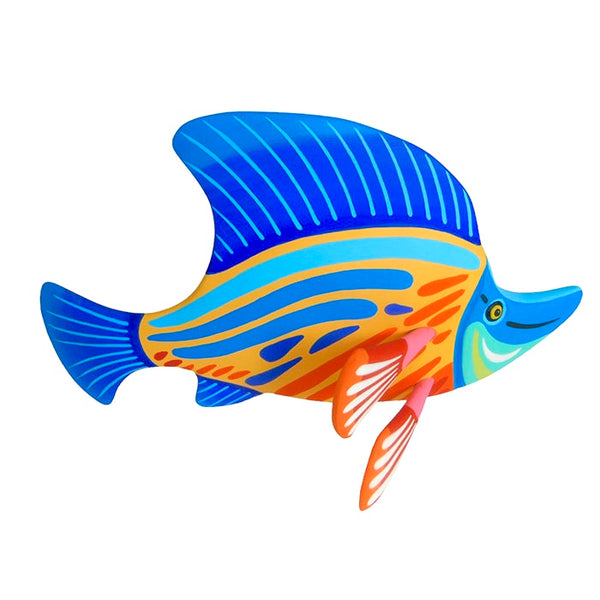 Luis Pablo: Tropical Fish Woodcarving