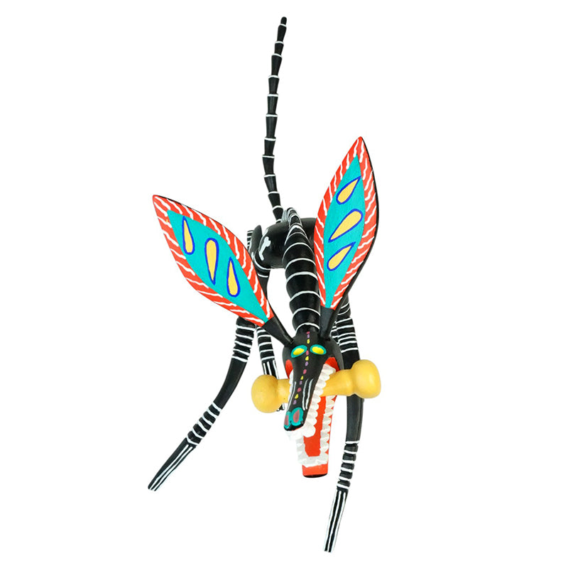 Adrian Xuana: Skeleton Dog Woodcarving