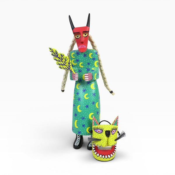 Adrian Xuana: Moon Devil with Jaguar Mask