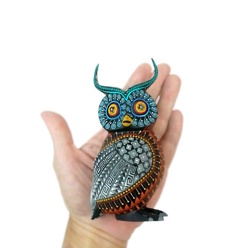 Agustin Roque: Great Horned Owl Alebrije