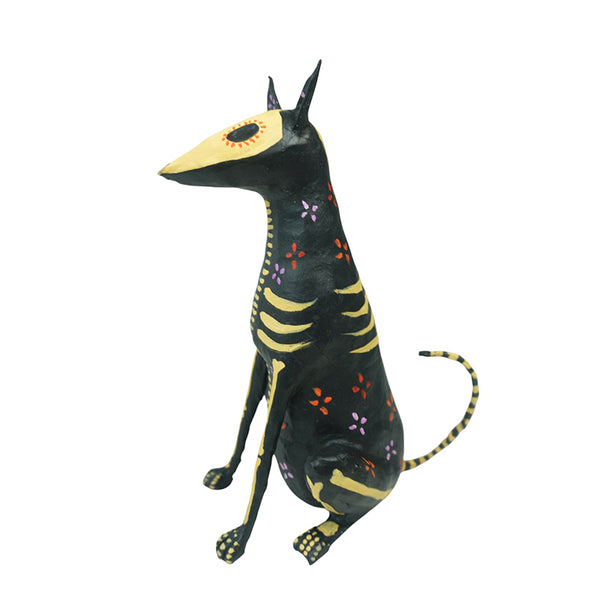 Antonio Alonso: Day of the Dead Catrina with Pets Paper Mache