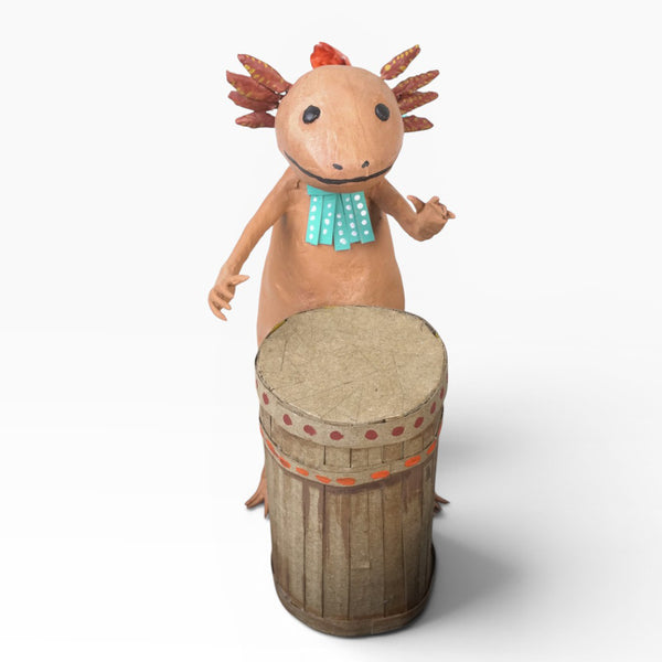 Antonio Alonso: Museum Quality Axolotl Emperor Ceremony