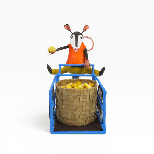 Antonio Alonso: Street Bread Seller Paper Mache