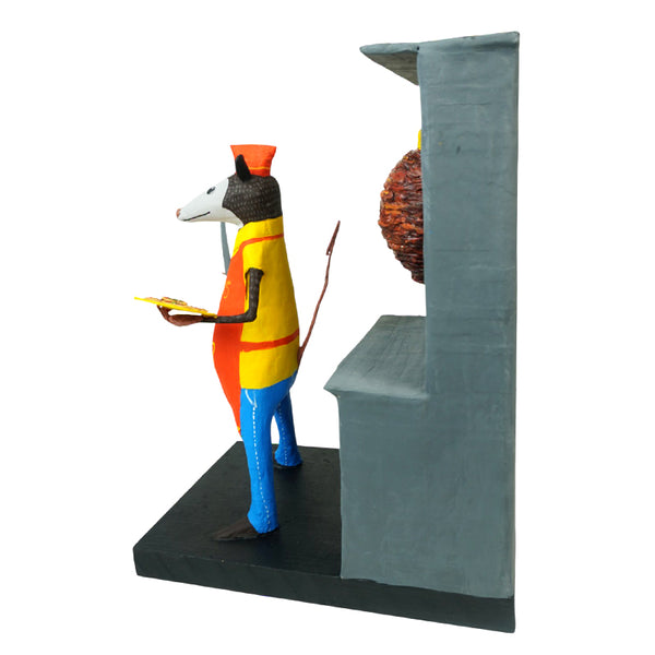 Antonio Alonso: Tacos Vendor Paper Mache