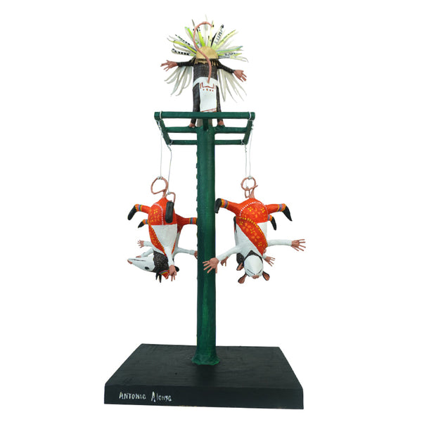 Antonio Alonso: Dance of the Flyers Papantla Paper Mache