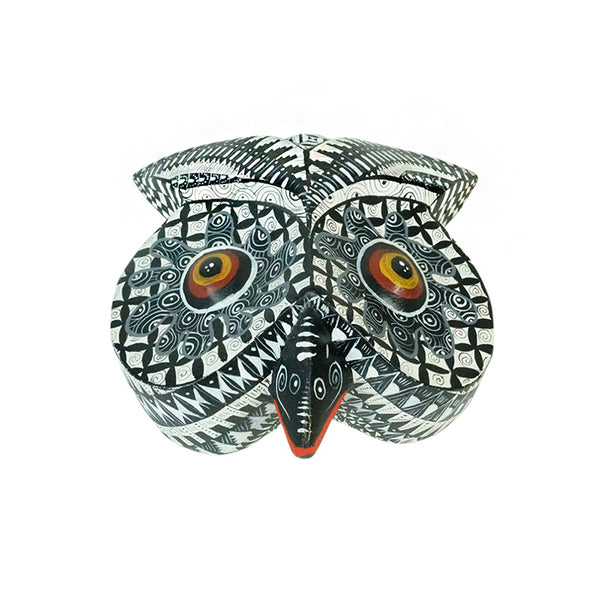 Antonio Xuana: Owl Mask Woodcarving