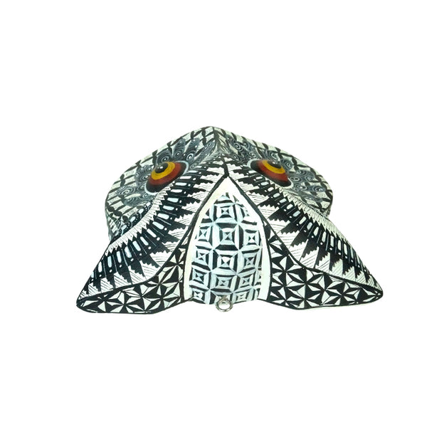 Antonio Xuana: Owl Mask Woodcarving