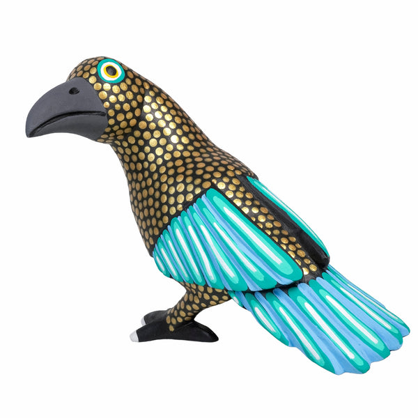 Armando Jimenez: Golden Crow Woodcarving