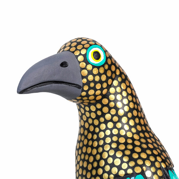 Armando Jimenez: Golden Crow Woodcarving