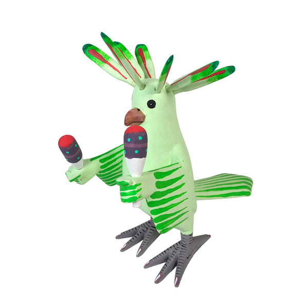 Avelino Perez: Cockatoo with Maracas Oaxaca