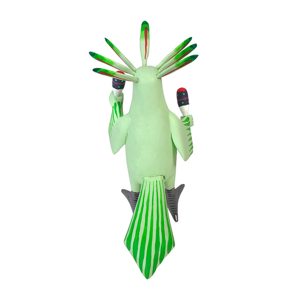 Avelino Perez: Cockatoo with Maracas Oaxaca