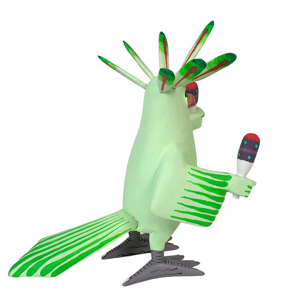 Avelino Perez: Cockatoo with Maracas Oaxaca