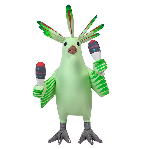 Avelino Perez: Cockatoo with Maracas Oaxaca