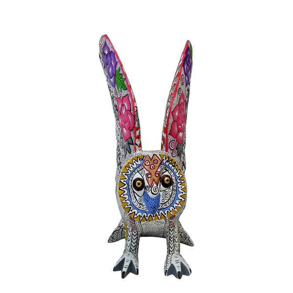 Bertha Cruz: Floral Owl Woodcarving