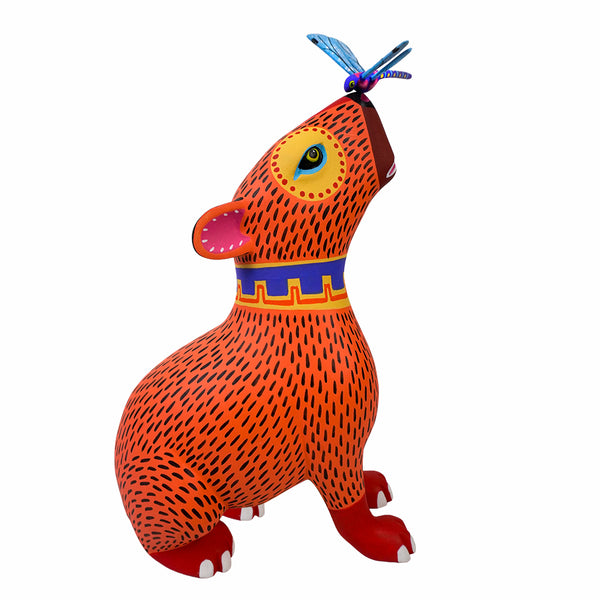 Luis Pablo: Capybara with Dragonfly Alebrije