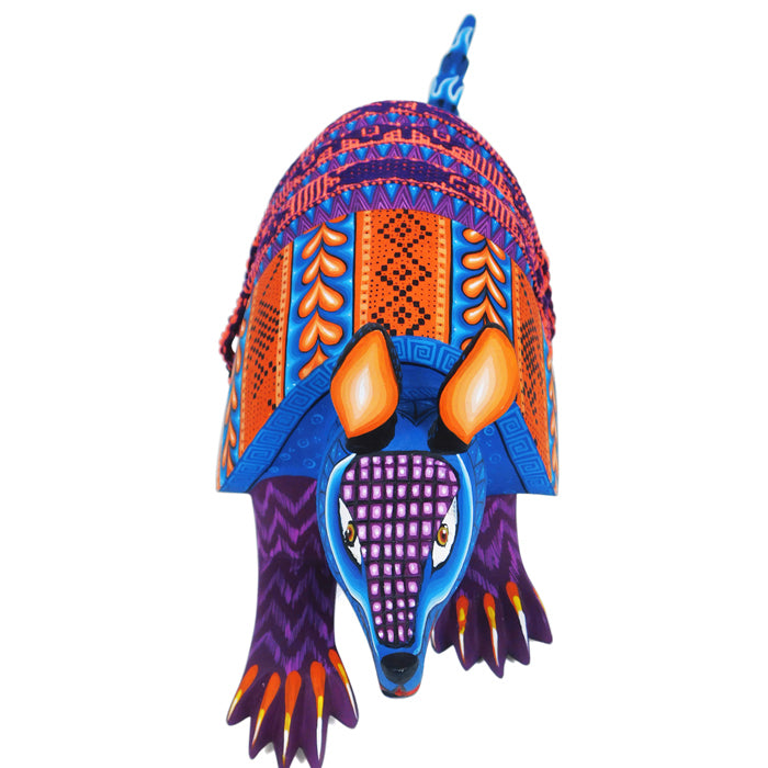 Carolina Sandoval & Kengi: Mixed-Media Embroidery Armadillo Sculpture