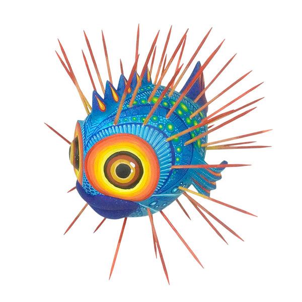 Carolina Sandoval & Kengi: Blowfish Woodcarving