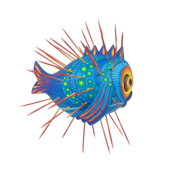 Carolina Sandoval & Kengi: Blowfish Woodcarving