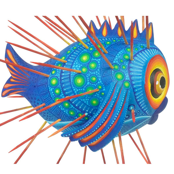 Carolina Sandoval & Kengi: Blowfish Woodcarving