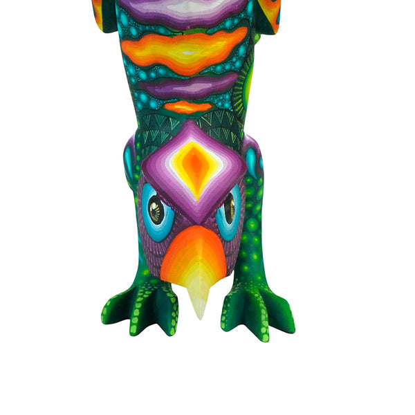 Carolina Sandoval & Kengi: Impressive Fusion Eagle-Chameleon Alebrije