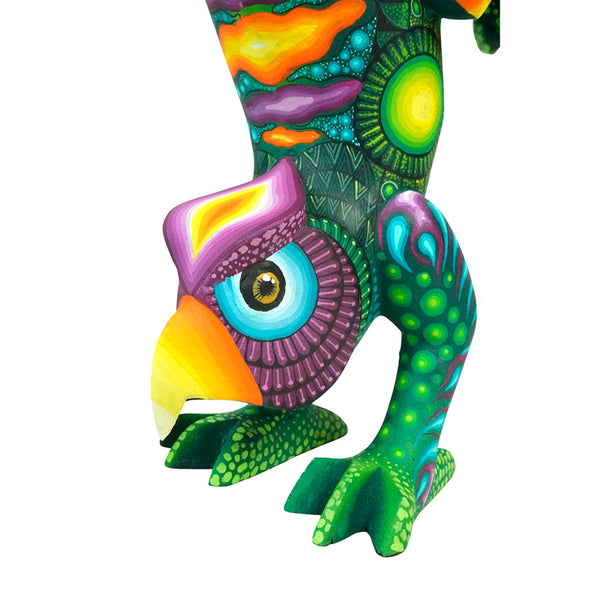 Carolina Sandoval & Kengi: Impressive Fusion Eagle-Chameleon Alebrije
