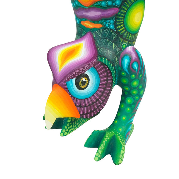 Carolina Sandoval & Kengi: Impressive Fusion Eagle-Chameleon Alebrije