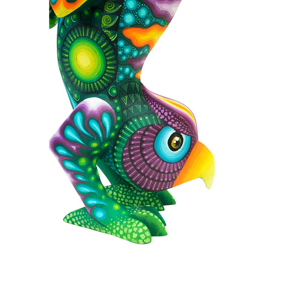 Carolina Sandoval & Kengi: Impressive Fusion Eagle-Chameleon Alebrije