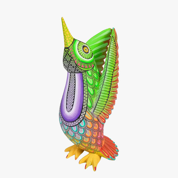 Carolina Sandoval: Alebrije Hummingbird Woodcarving