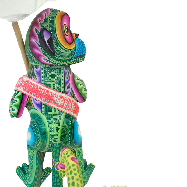 Carolina Sandoval & Kengi: Carnaval Monkey Woodcarving