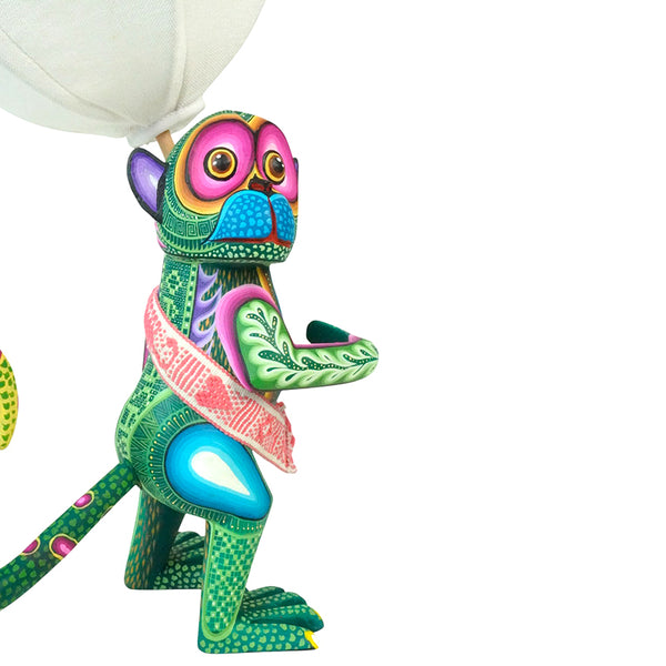 Carolina Sandoval & Kengi: Carnaval Monkey Woodcarving