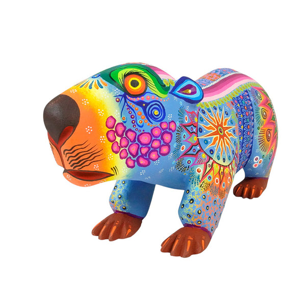 Cesar Melchor: Curious Capybara Woodcarving