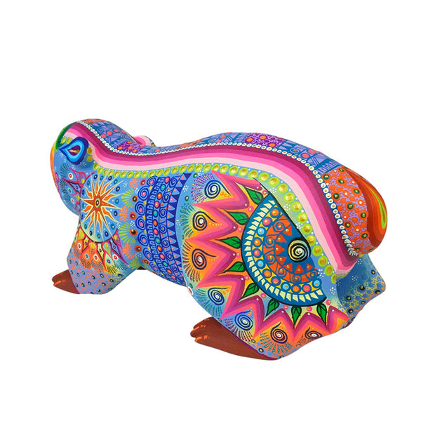 Cesar Melchor: Curious Capybara Woodcarving