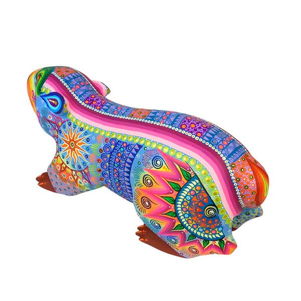 Cesar Melchor: Curious Capybara Woodcarving