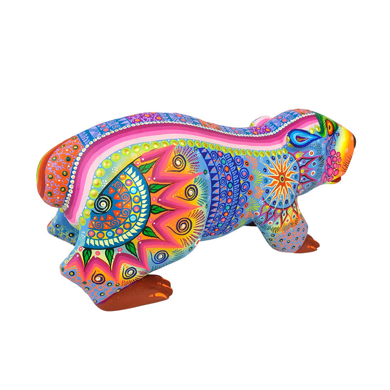 Cesar Melchor: Curious Capybara Woodcarving