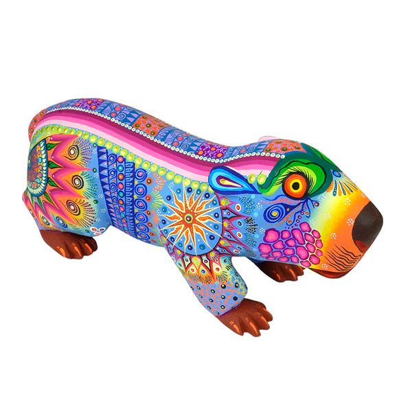 Cesar Melchor: Curious Capybara Woodcarving