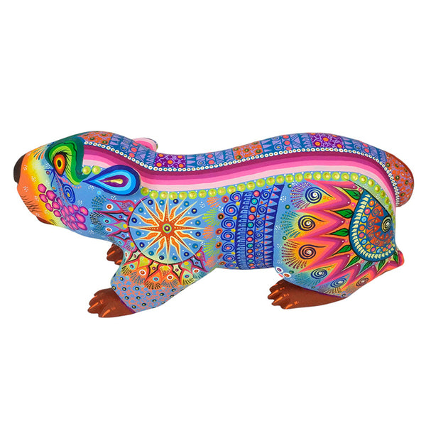 Cesar Melchor: Curious Capybara Woodcarving