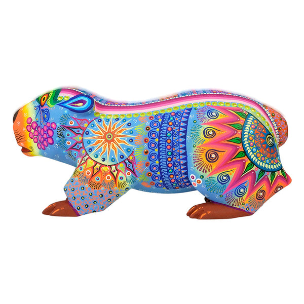 Cesar Melchor: Curious Capybara Woodcarving