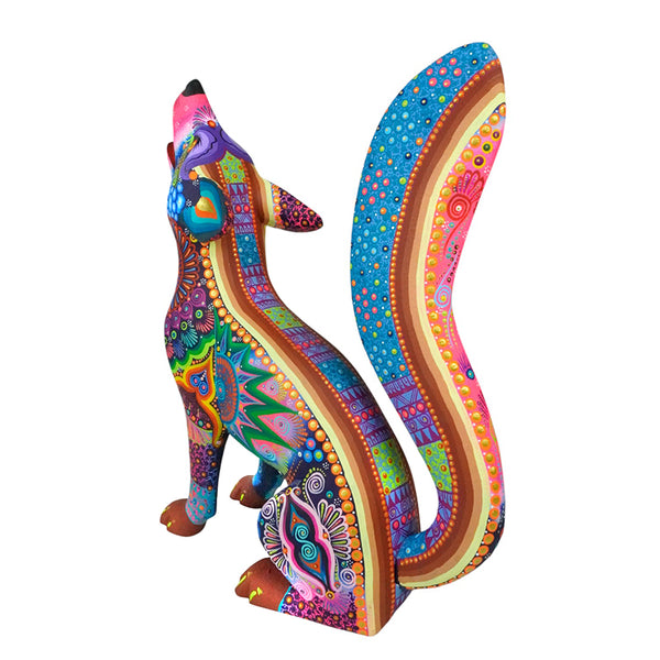 Cesar Melchor: Moon Howler Coyote Spirit Alebrije