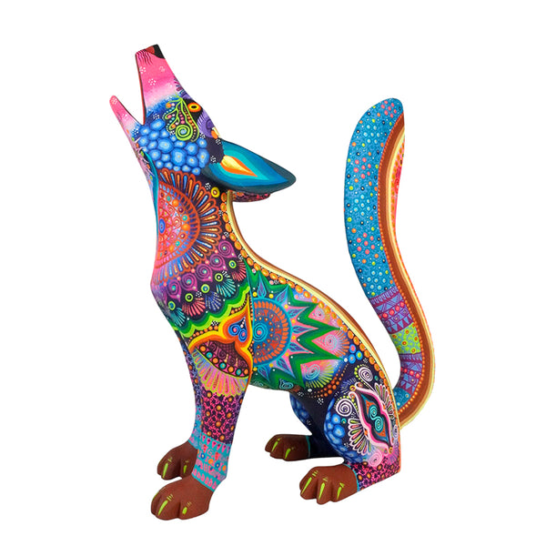 Cesar Melchor: Moon Howler Coyote Spirit Alebrije
