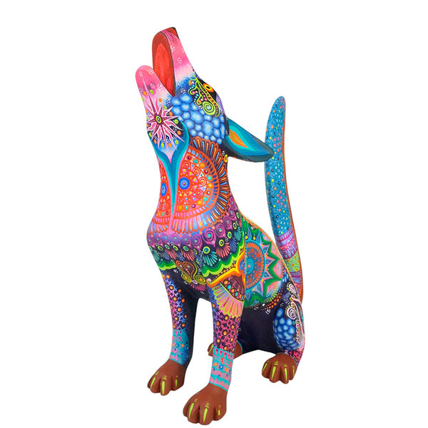 Cesar Melchor: Moon Howler Coyote Spirit Alebrije