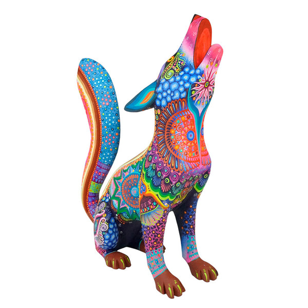 Cesar Melchor: Moon Howler Coyote Spirit Alebrije