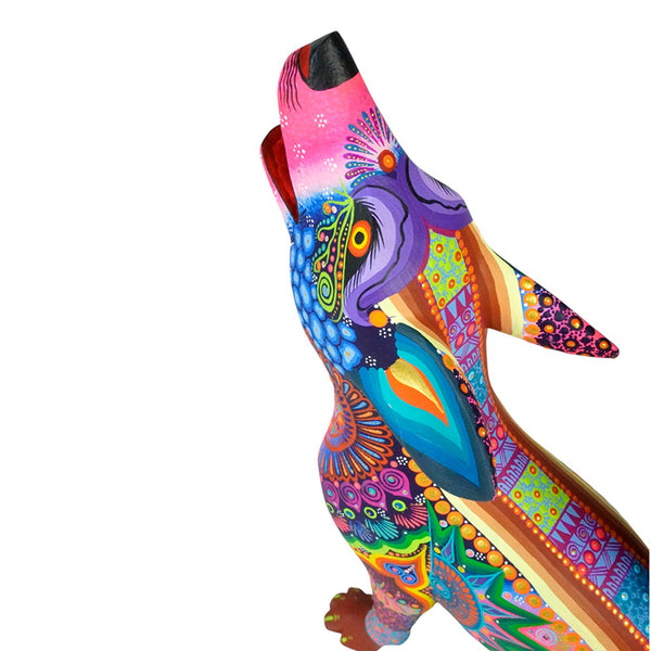 Cesar Melchor: Moon Howler Coyote Spirit Alebrije