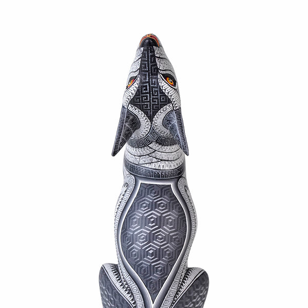 Anabel Cruz: Silver Night Coyote Alebrije